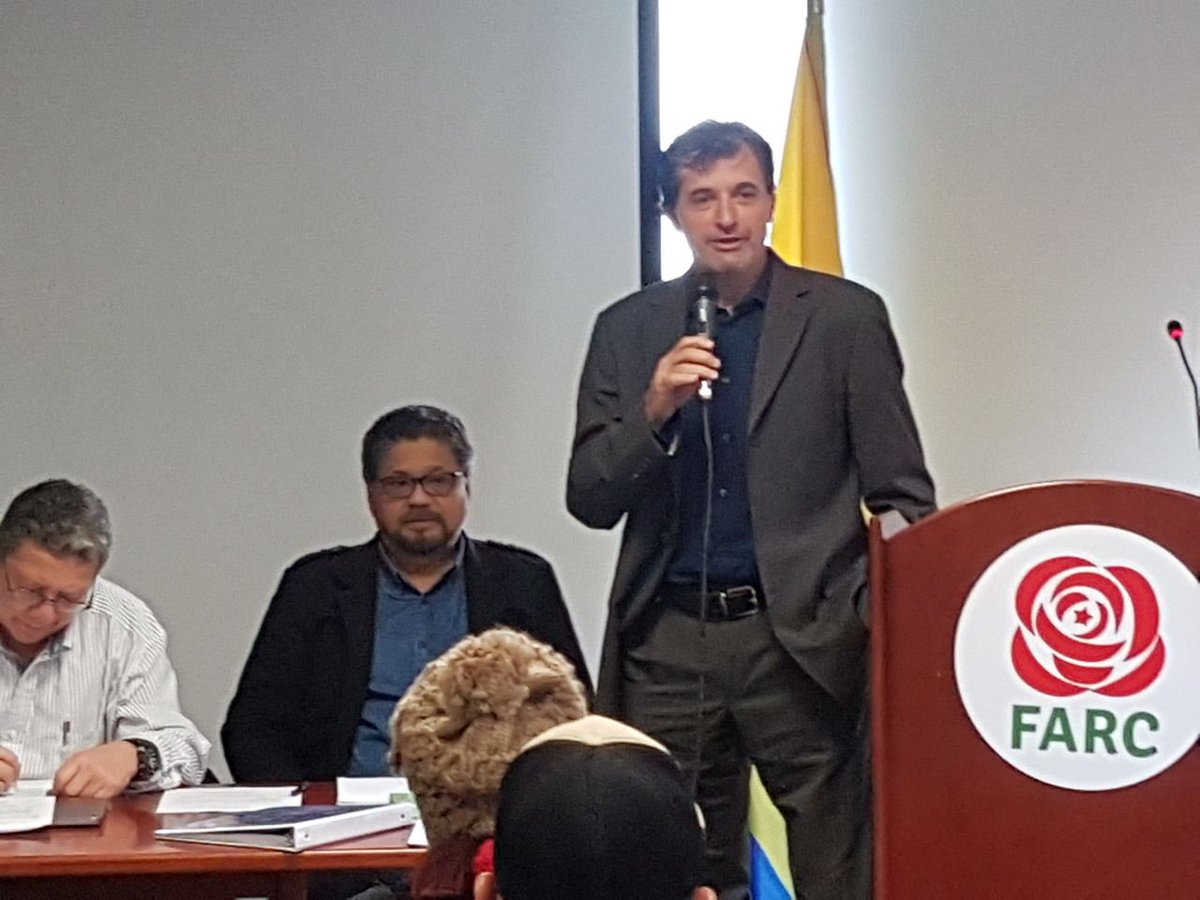 ComunesCoL's tweet photo. La primera Ministra de Noruega visitará #Colombia, así lo dio a conocer el Embajador de Noruega, Johan Vibe, en el marco del Primer Encuentro Nacional de los Espacios Territoriales de Capacitación y Reincorporación ETCR que se lleva a cabo en la ciudad de Bogotá. https://t.co/S24vy6f1b7