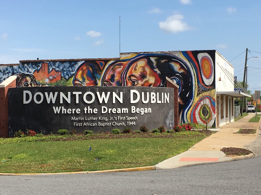 ginadimeo's tweet photo. When he was only 15 #MLK gave his first speech in #dublinGA in 1944. @VisitDublinGA #footstepsofmlk #MLK50 #civilrightsmovement https://t.co/Ulqi6Dg2Ft