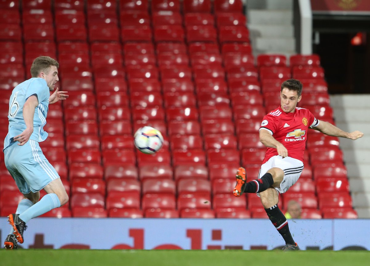 U23s: FT - #MUFC 4 Sunderland 0. Indy Boonen and Joe Riley added to the first-half goals from Tahith Chong and Zak Dearnley as United's Reserves racked up a biggest win of the season.