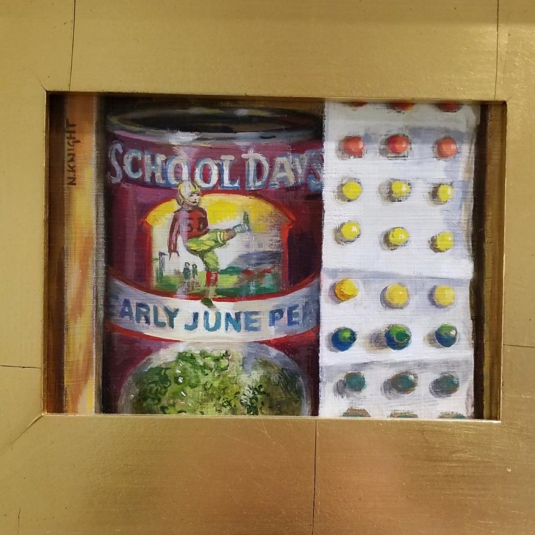 NoelleKnightLee's tweet photo. One  of my paintings from Food Value exhibit at #riverdaley  and here is link to News 12 Bronx :  https://t.co/Kl658tZ5Nk https://t.co/2DjsMTnvIf