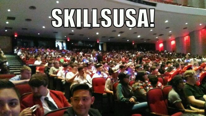 LISDConTech's tweet photo. Great opening ceremony! #chapter599 #skillsusatexas https://t.co/3pCRj7nab9