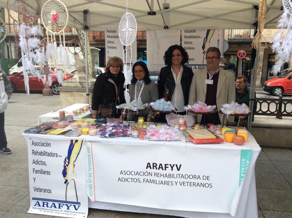 AytoAlcalaH's tweet photo. Con #APHISA, @ArafyvRedes, #ASAYAR y #ASME
 
#DíaMundialdelaSalud #FeriaSalud @AytoAlcalaH https://t.co/5PiEIIxTz2