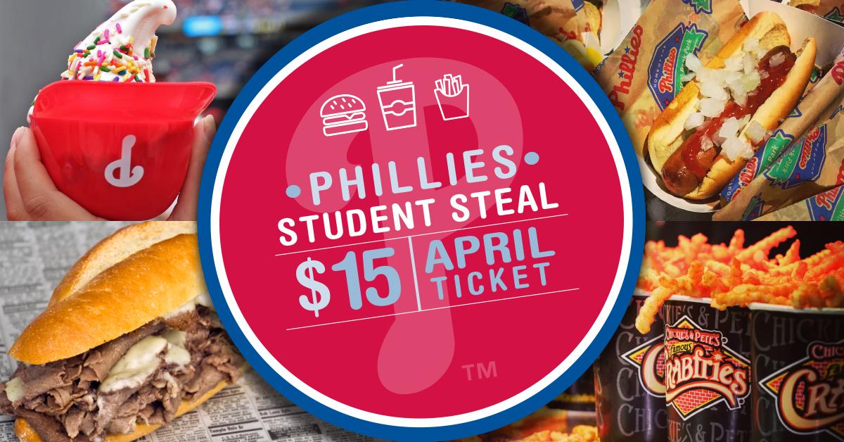 Philadelphia Phillies on Twitter "High school, college and graduate students get a 15 ticket