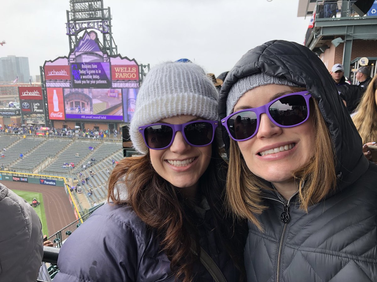 marinhart's tweet photo. Go Rockies! #ILoveCoorsField #SnowpeningDay @Rockies https://t.co/zu5H6CgGwI