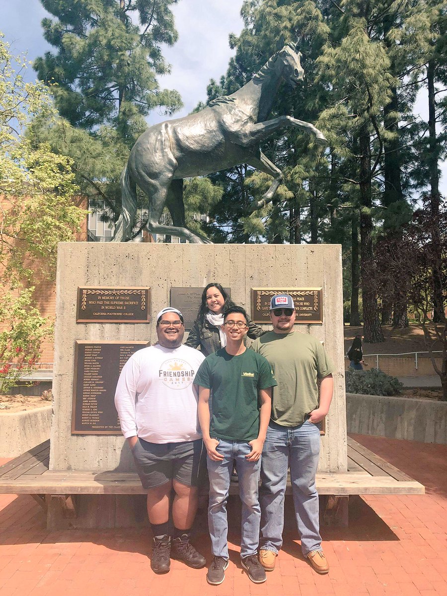 Dr_Bailon's tweet photo. Spent my spring break recharging, but also doing one of my favorite things as a college counselor—checking in with #SJND alumni at their college campuses. Pictured here: Ben ‘16, Gerome ‘16 and Matthew ‘16 at #calpolyslo and Ryann ‘14 at #UCSB. https://t.co/DoLR4C3x4d