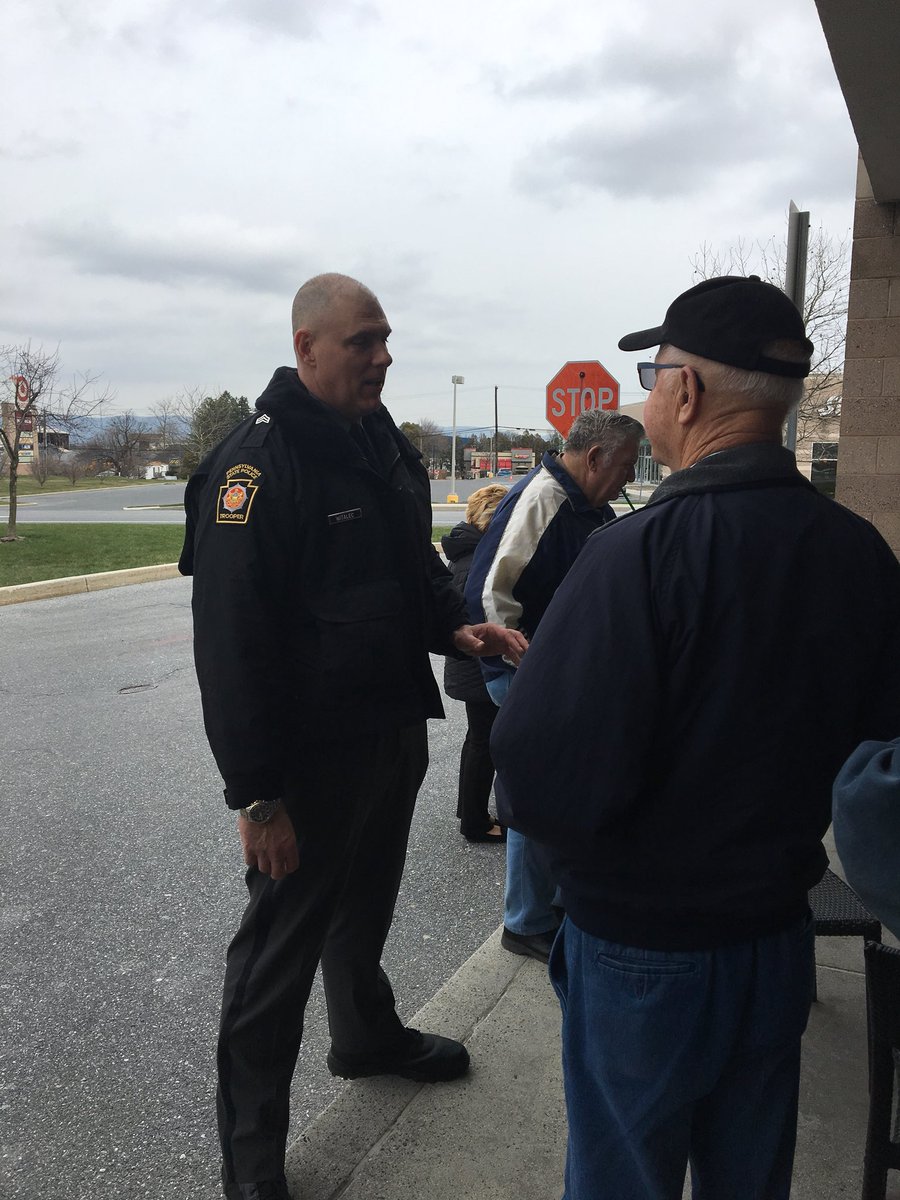 What an amazing day @SbuxCarlisle. The morning started with Coffee with a Cop. Thank you to the PA state troopers who came out! Great job <a href="/BnOverturf/">Ben Overturf</a> for coordinating this!