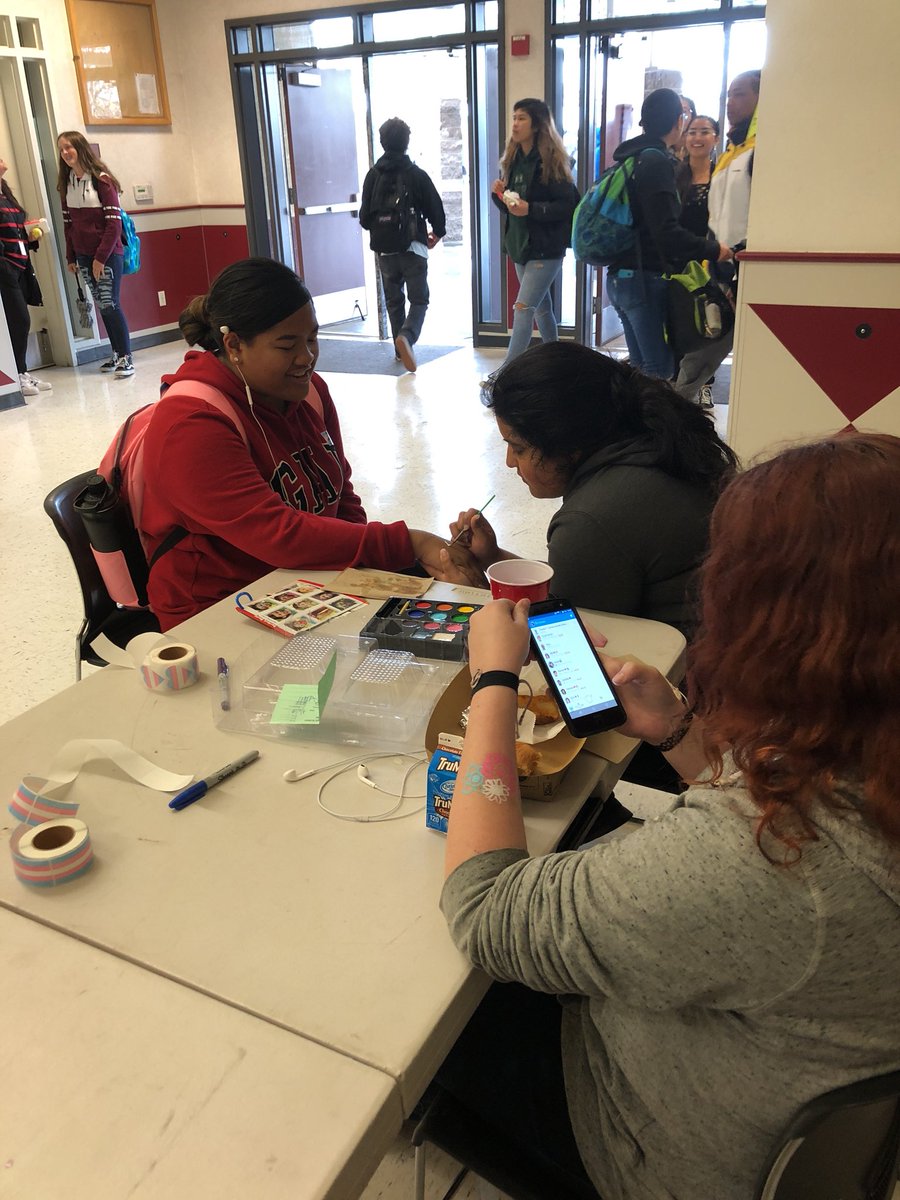 Mrsmenji's tweet photo. GSA is hosting Trans Day of Visibility with face painting and stickers in the MPR #TransDayOfVisibility https://t.co/FKAk19oEkT