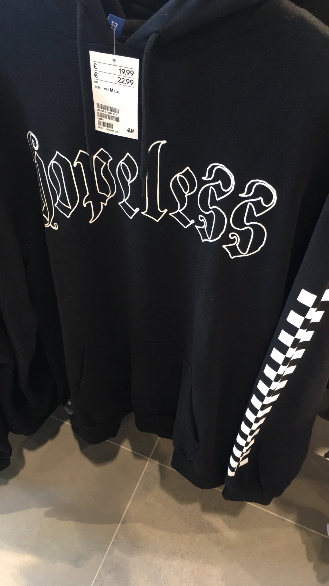 h&m hopeless hoodie
