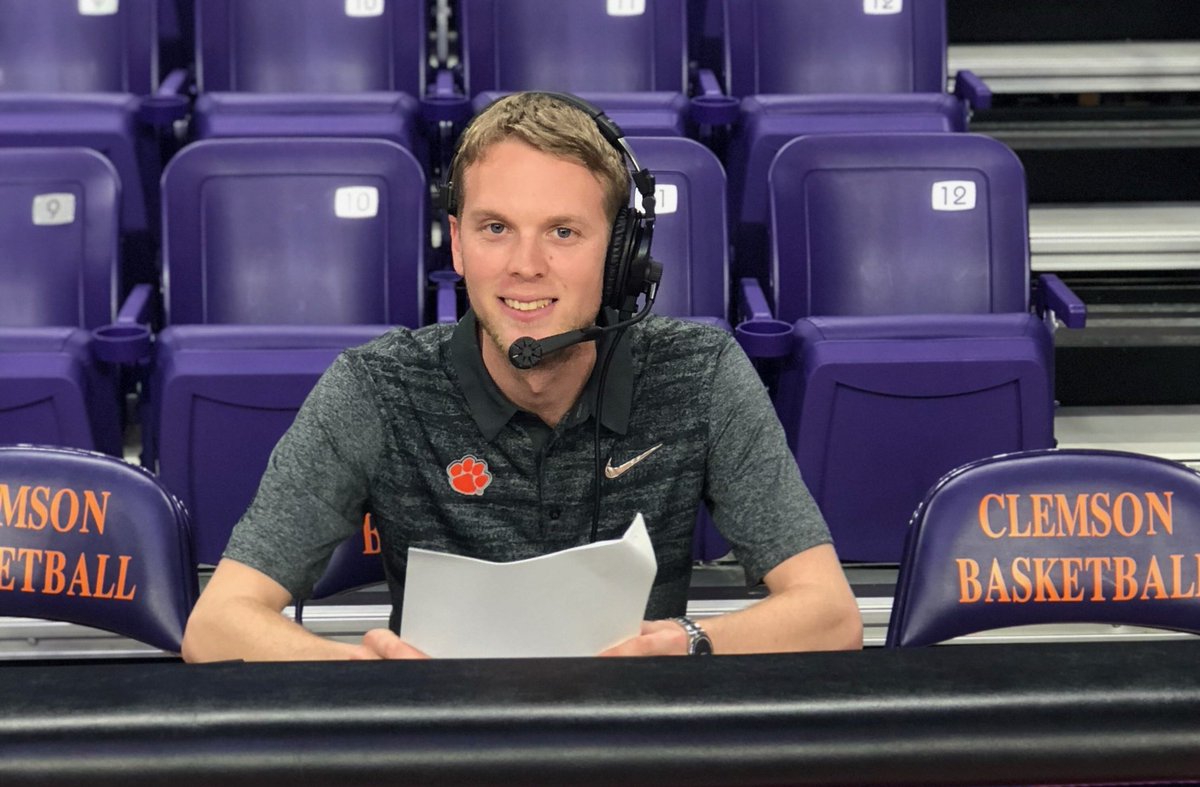 ClemsonMKTG's tweet photo. Today we celebrate @Jacob__Nicely  on his last day of working with us. Jacob has been a GA for the past two years and a key member of our staff. He has accepted a full-time position with the Maryland Athletic Department. Thank you Jacob for all the hard work! https://t.co/NmOomV8LGw