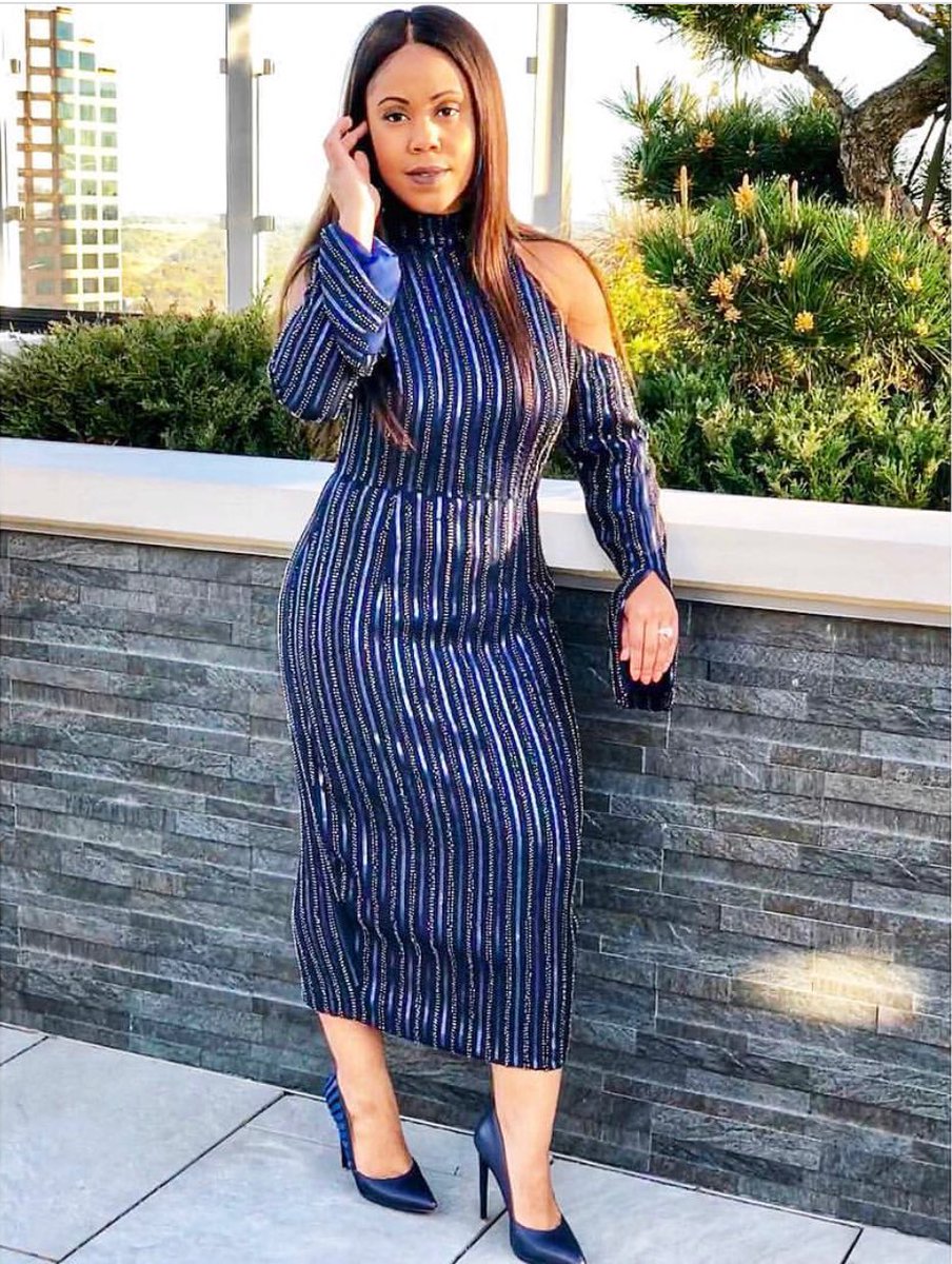 Five13Studio's tweet photo. #bloggerstyle! Sometimes you gotta show up &amp; show out! How absolutely FAB is our girl #blogger @bornmajestic &amp; her beau?! Majesty kept it sophisticated yet sassy in our Cali Beaded Midi Dress! Absolutely LOVE #howsheworeit! 😍💙 Shop the look at https://t.co/TcdNTEYmLa! https://t.co/hBVeFNXcGQ