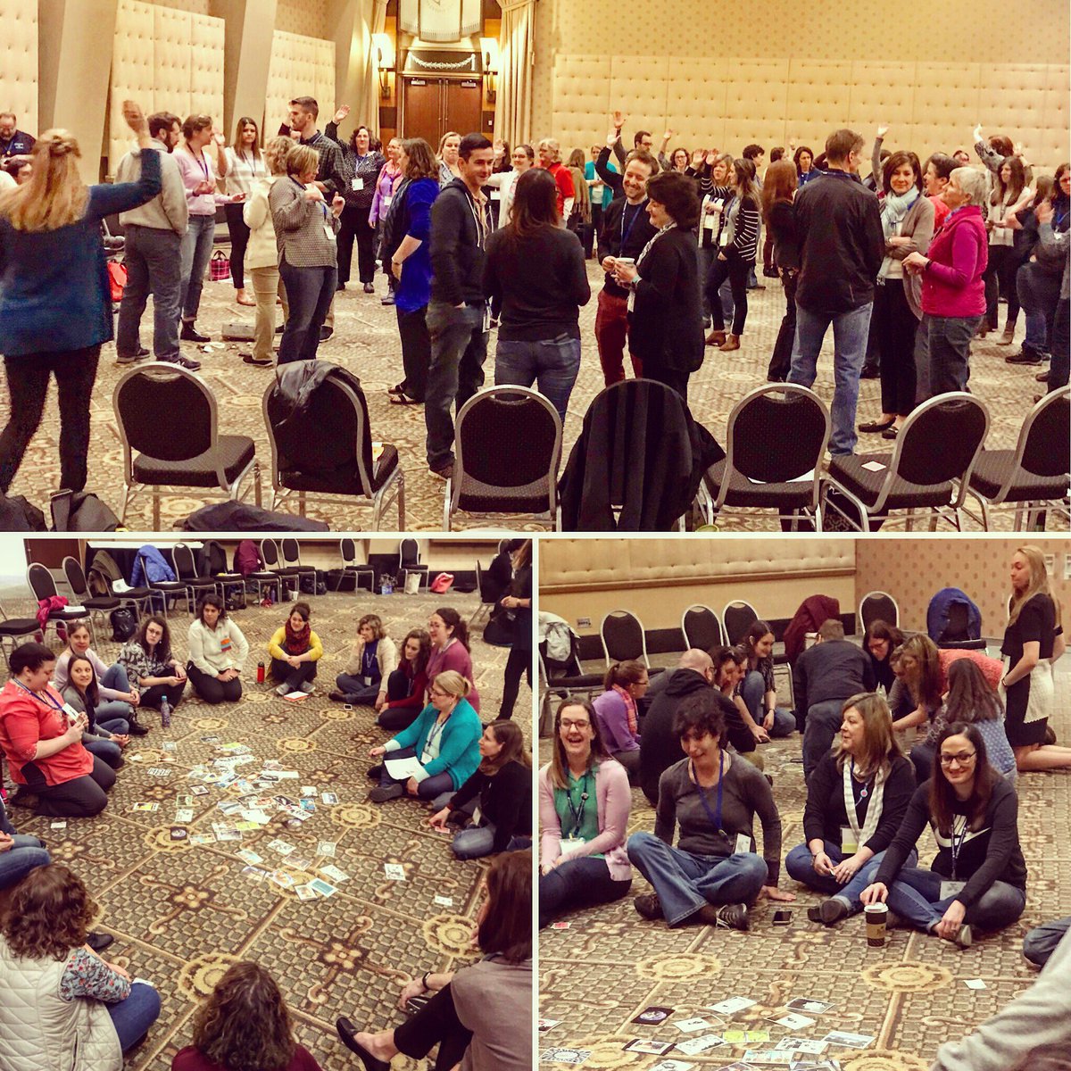 JenStanchfield's tweet photo. Thank you @NELMS_info for inviting me back to present at the annual conference - and for letting me move our sessions to the ballroom so this incredible group of educators could actively engage in experiential approaches to teaching and social-emotional learning. #nelms37 https://t.co/gCZY7jjzOH
