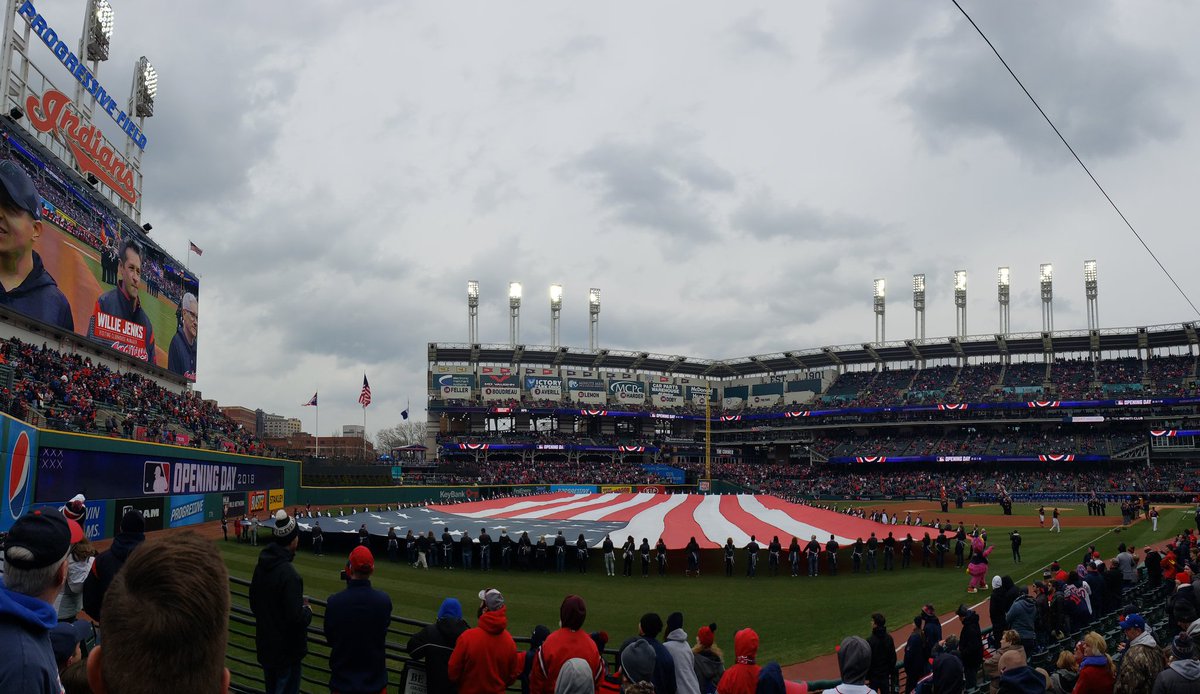 jajitski's tweet photo. Go Tribe! #RallyTogether #OpeningDayCLE https://t.co/OhwuXqNk2H