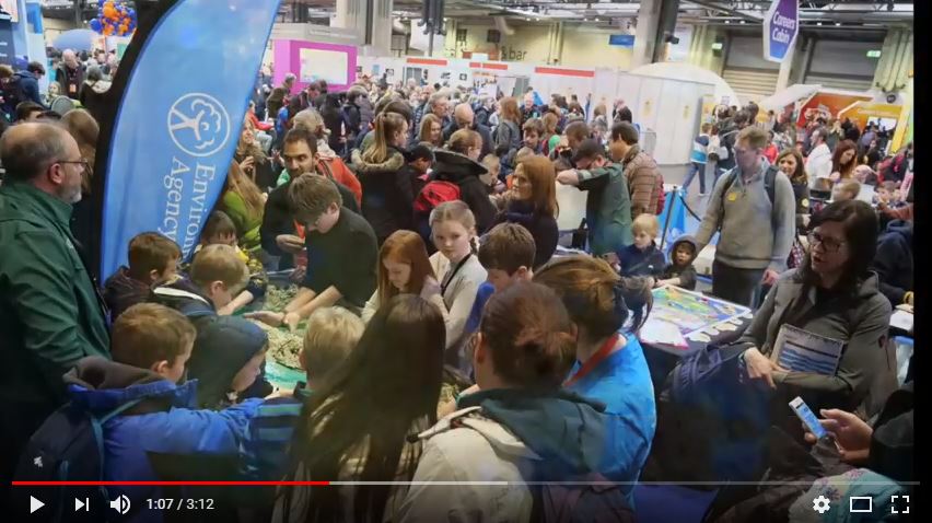 CIWEM's tweet image. We attended @BigBangFair 2018 with our partners @EnvAgency @hrwallingford @Bruneluni @atkinsglobal @theriverstrust, check out our video from an action packed week of #STEM education #flooding youtu.be/DM7kp_6A1eA
