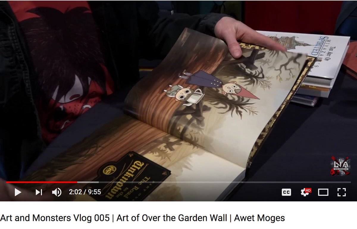 impsandmonsters's tweet photo. https://t.co/L1JaJdPZAe Me and Marcus' @LastingImpArt latest Vlog episode is live! Reviewing my favorite new art book – “The Art Of Over The Garden Wall.”  And interviewing Awet Moges, a deaf Eritrean-American comic book artist. https://t.co/E73trjKL4k
