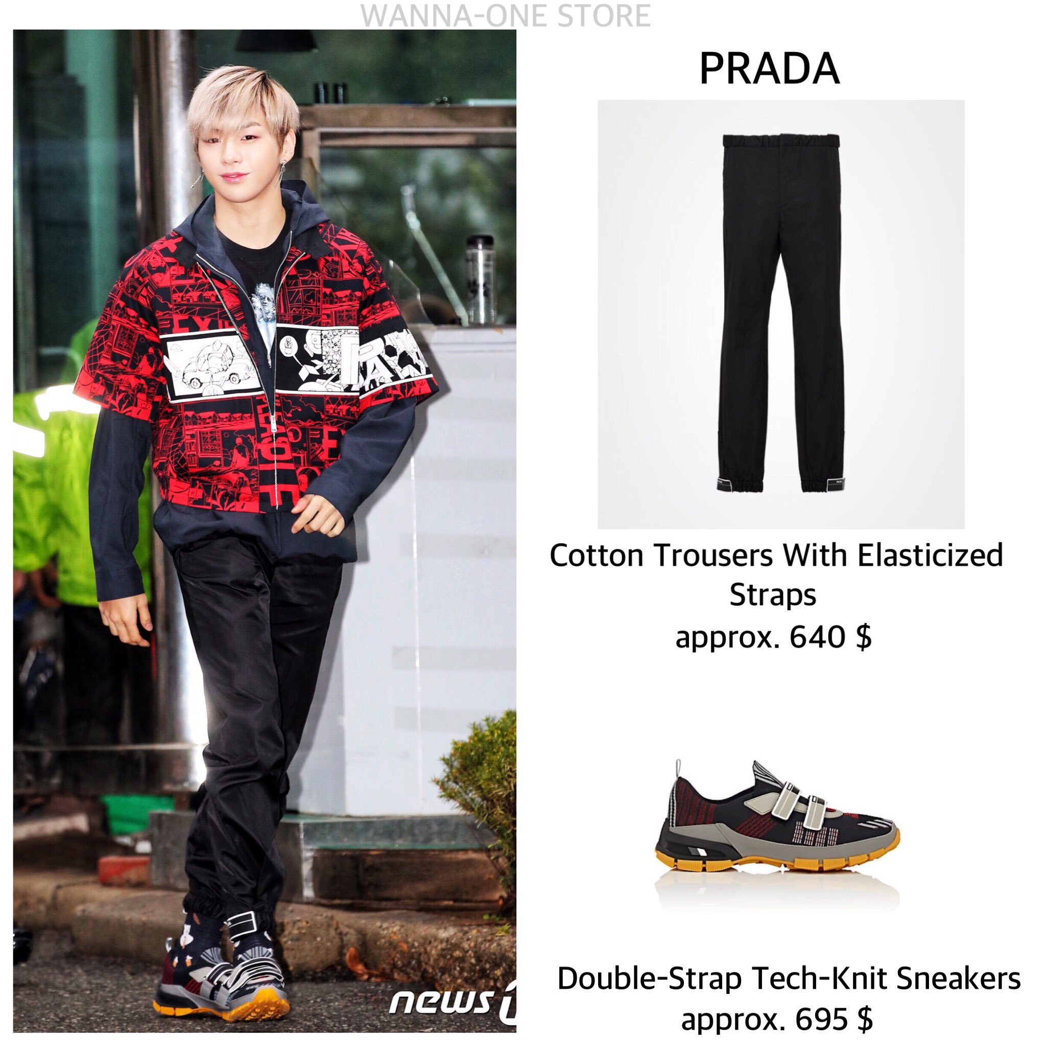 double strap pradas sneakers