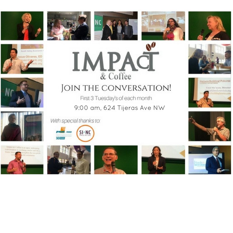 SINC (@sinc_nm) on Twitter photo Mark your calendars, Next Tuesday at Impact & Coffee we welcome <a href="/PNMtalk/">PNM</a> , <a href="/W508/">Warehouse 508</a>, @SAGEABQ, <a href="/ABQInvolved/">Albuquerque Involved</a>. Join us at 9:00am at the Albuquerque Community @AbqFoundation!!! Mark your calendars, Next Tuesday at Impact & Coffee we welcome <a href="/PNMtalk/">PNM</a> , <a href="/W508/">Warehouse 508</a>, @SAGEABQ, <a href="/ABQInvolved/">Albuquerque Involved</a>. Join us at 9:00am at the Albuquerque Community @AbqFoundation!!!