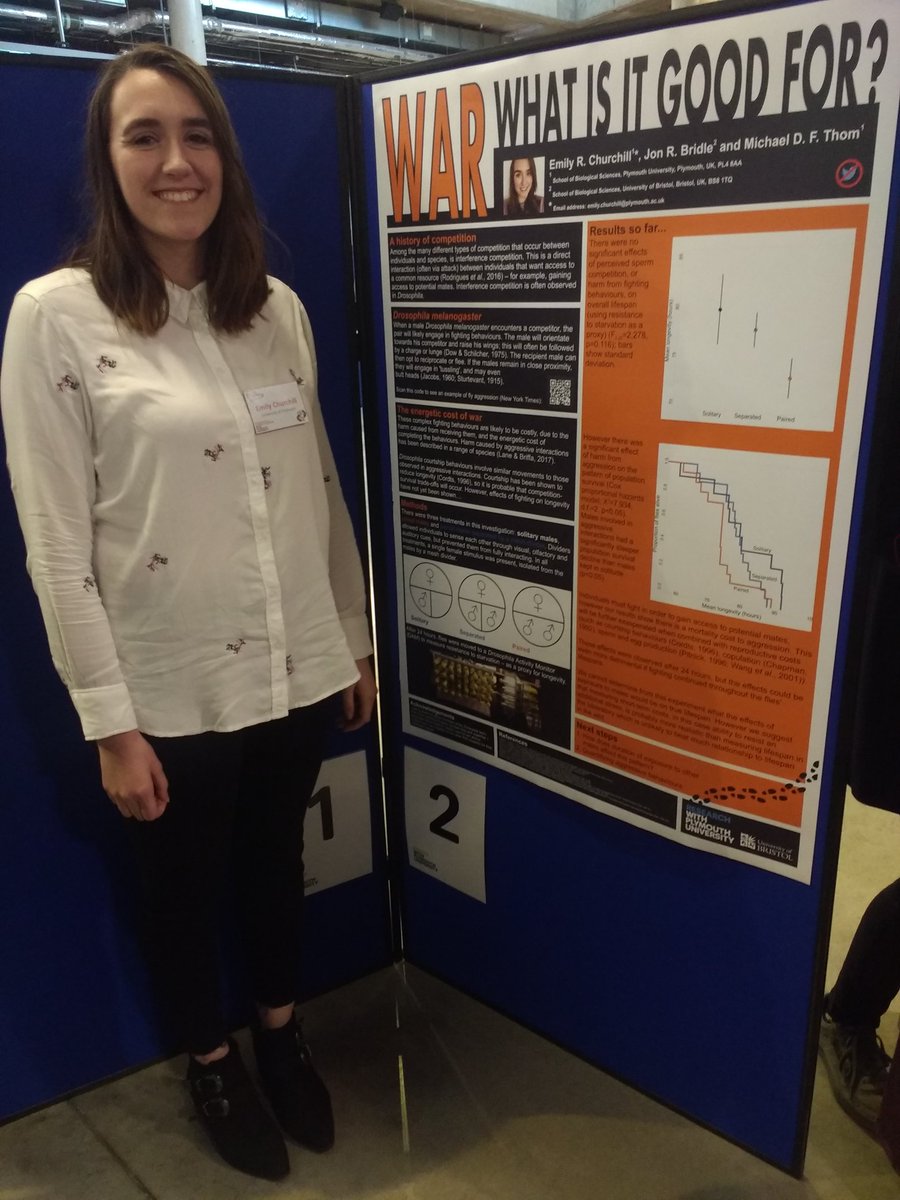 mdfthom's tweet photo. Really impressed with @emilyrosech's achievement in devising and conducting a completely new experiment, and whipping up a great poster, in less than 2 weeks #ASABe2018 @jonrbridle https://t.co/PdEaMp7Uqb