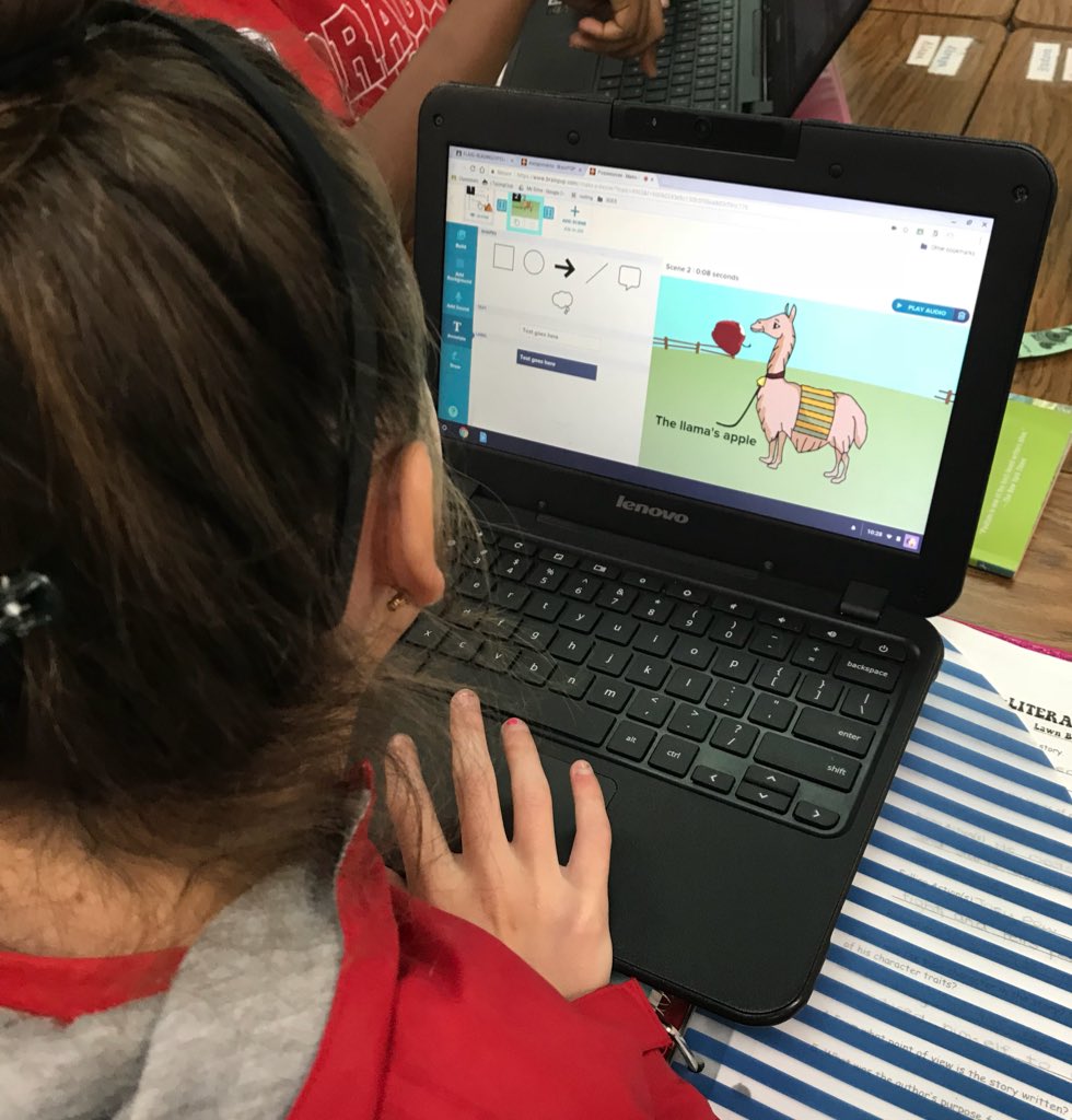 TexasTeacherCW's tweet photo. Using @brainpop to teach each other about possessive nouns  💻 https://t.co/XIH1pgYvca