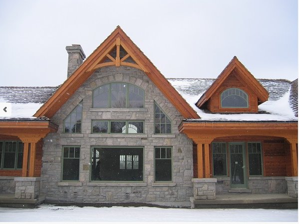 A little snow never hurt anyone! #rmw #rmwexteriors #canadianwinters #homerenovation #exteriorrenovation #kitchener #waterloo