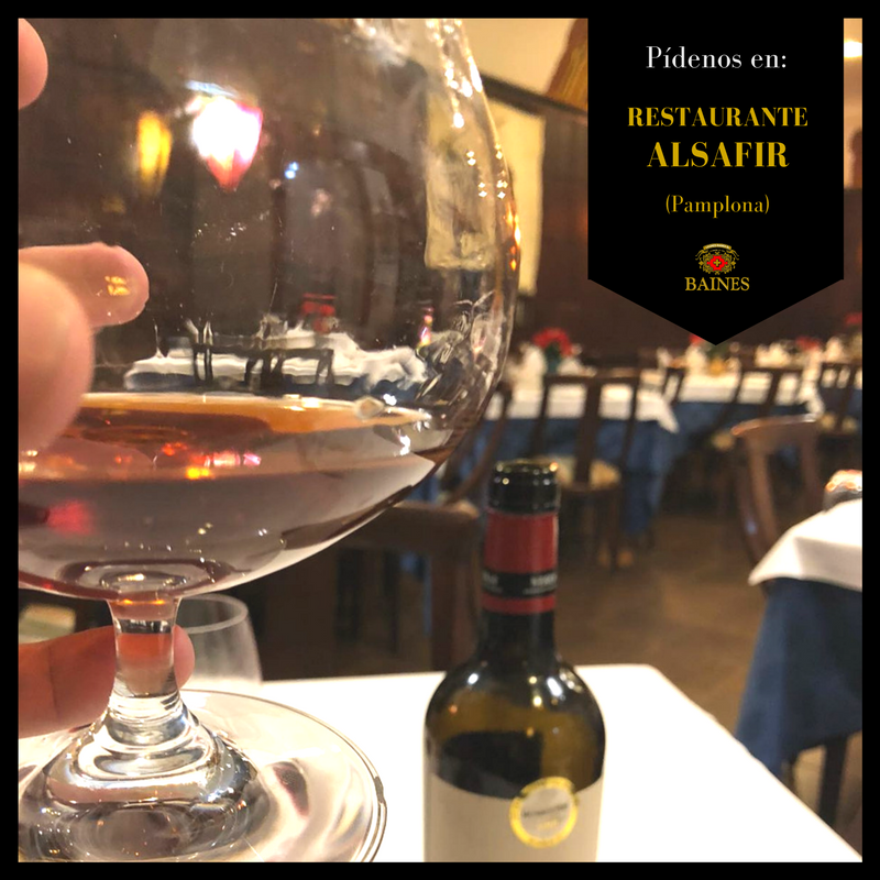 PacharanBaines's tweet image. Os proponemos hacer un viaje de sabores de ida y vuelta, pero sin salir de #Pamplona. En el restaurante #Alsafir su #gastronomíaÁrabe os hará saborear platos exóticos y deliosos. Y, tras el postre, ¡de vuelta para #Navarra, con una copa de buen #Pacharán Baines!