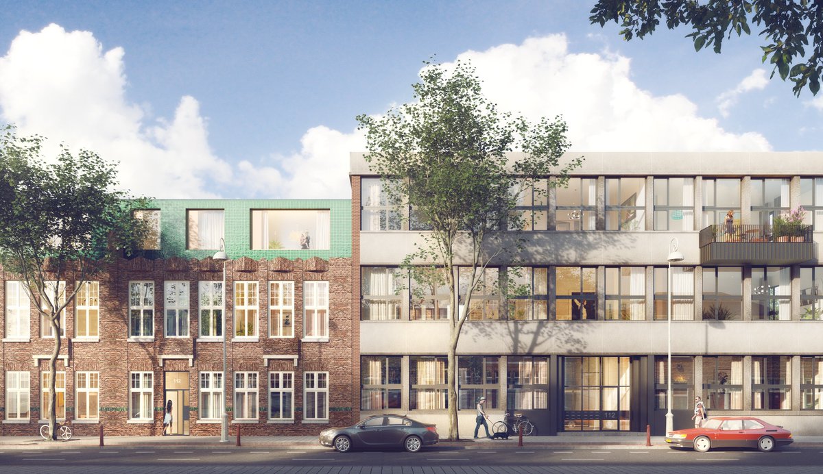 Binnenkort in verkoop via <a href="/CSVmakelaars/">CSV Makelaars</a>: #penthouse (210 m2) op oude #Modeschool aan de Zeeburgerdijk. #nieuwbouw, #terras 70m2, plafondhoogte 2,90 - 4,10m, #groene gevel, #monumentale entree met lift tot in de woning, parkeerplaats en #gasloos. Gereed zomer 2018. Wie biedt?