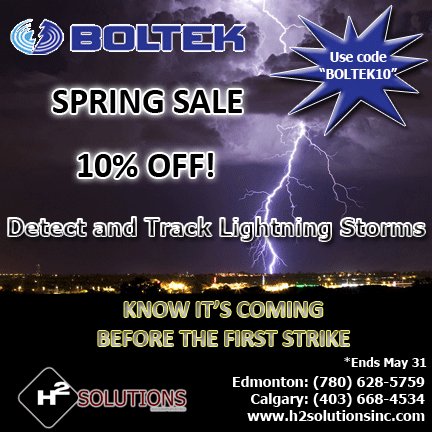 h2solutionsinc's tweet image. Take advantage of our Spring Thunder Sale with 10% off #boltek #lightningdetection at h2solutionsinc.com/boltek-lightni… 
#oilandgas #safety #lightning #summersale