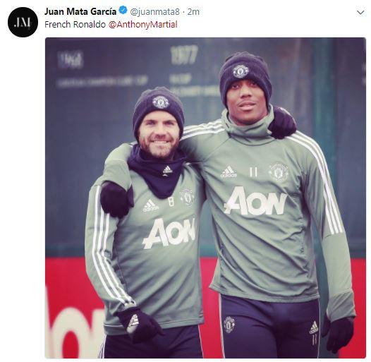 ManUtd's tweet photo. These two 😍 https://t.co/9jarCmTjUd