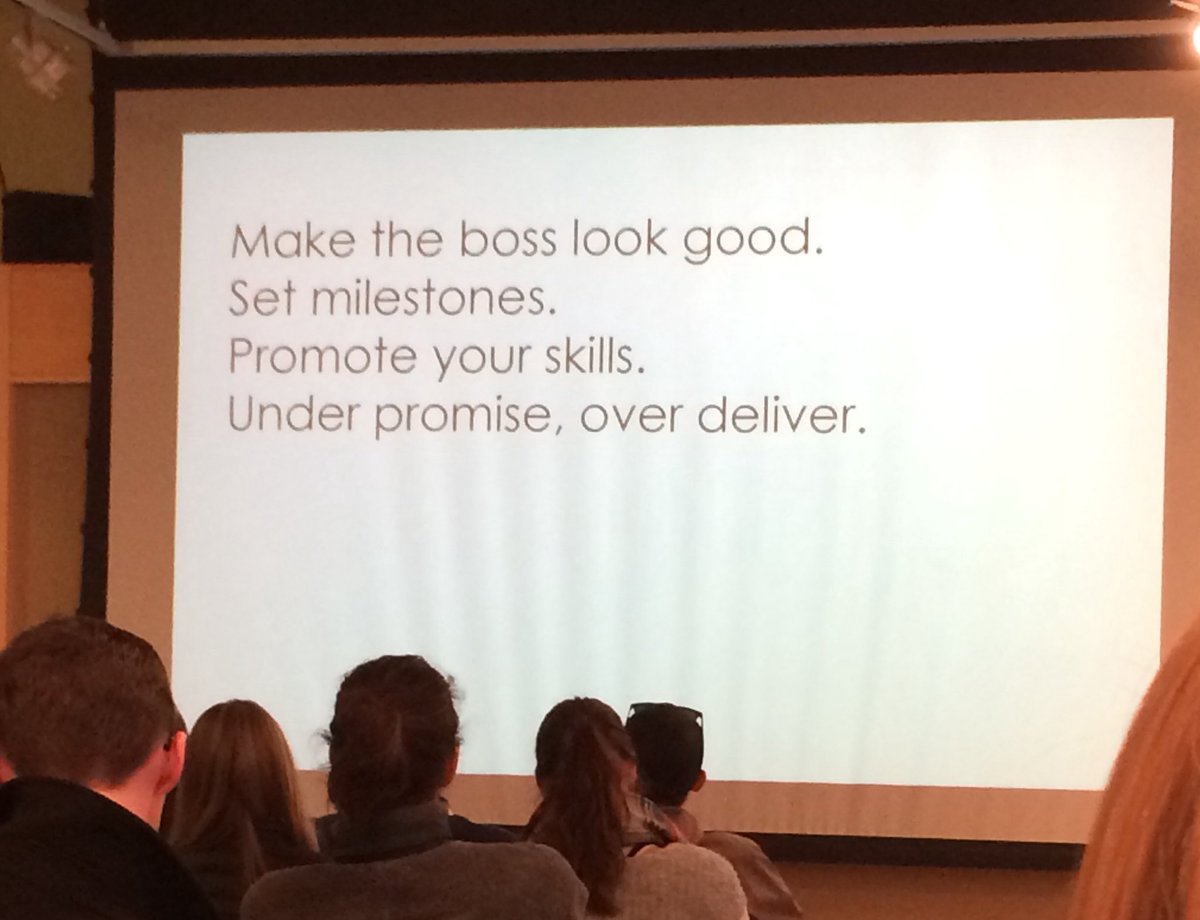 Stacilyn Feldman (<a href="/OehmevanSweden/">OEHME, VAN SWEDEN</a>) on how to manage up, which isn’t sucking up. (Key difference) #labash2018