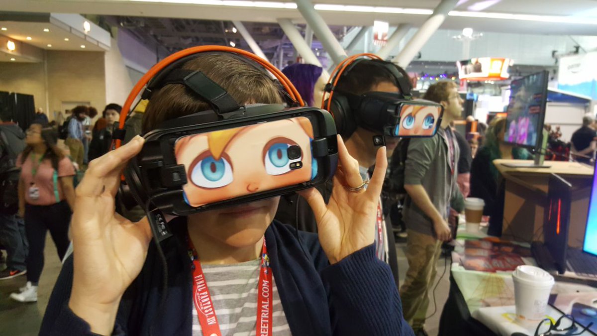 SkullfishGames's tweet photo. #PAXEast3018 is being a wonderful experience! Come play Lila's Tale at booth #23085 #lilastale #GearVR https://t.co/6LMNPy1f7W