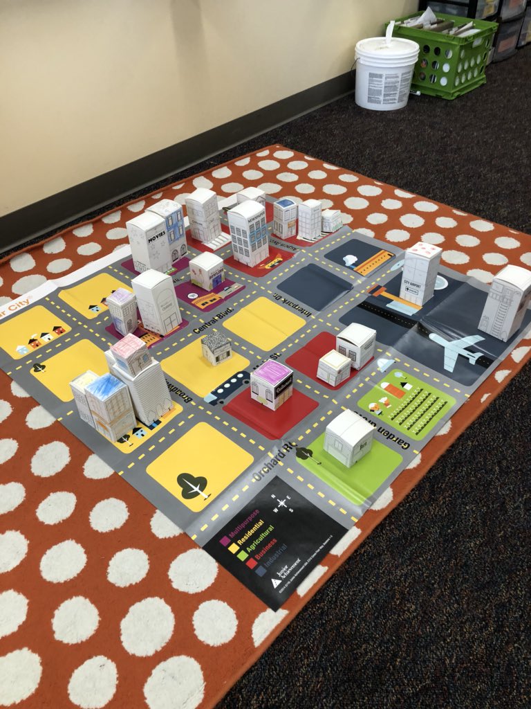 TPSmeredith's tweet photo. Our first JA experience! Learning about city planners and zones! https://t.co/t4p9j9LLbo