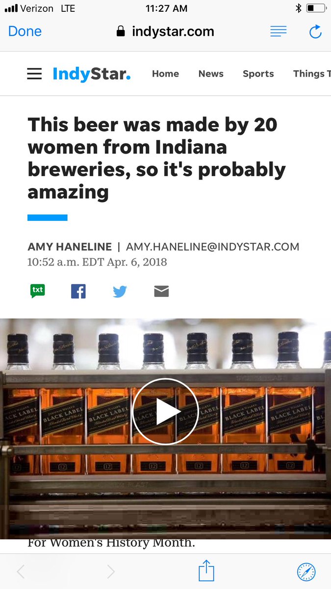TheDougSam's tweet photo. Proud of @MegSam23 for starting the Indy chapter of the Pink Boots Society. Resulting in this collaboration brew.  Tapping party for Akala IPA is April 12th at @SunKingBrewing https://t.co/wspZYFPoU9