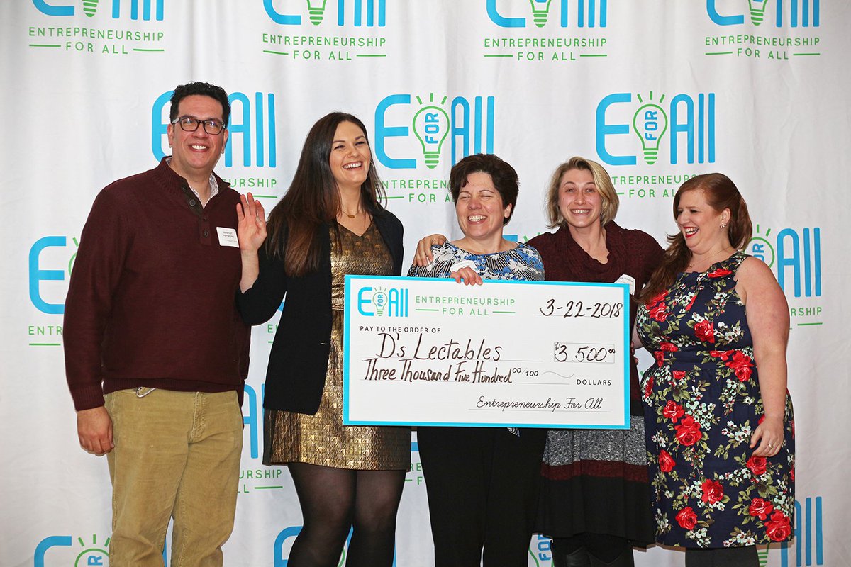 The 2018 Winter Accelerator winners of the $15,000 were: D’s Lectables: $3,500 • 
Darlene Sicard of Seekonk, MA owns a baking company that caters to diet and lifestyle customizations and creative recipes.