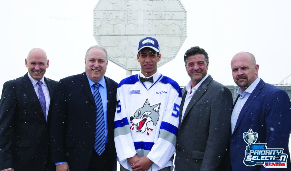 Looking good in the Nickel City!

<a href="/Sudbury_Wolves/">Sudbury Wolves</a> announce Quinton Byfield will be the first overall pick in the 2018 #OHL Priority Selection presented by <a href="/RealCdnSS/">Real Canadian Superstore</a>.

DETAILS: bit.ly/2qcHEiu #OHLDraft