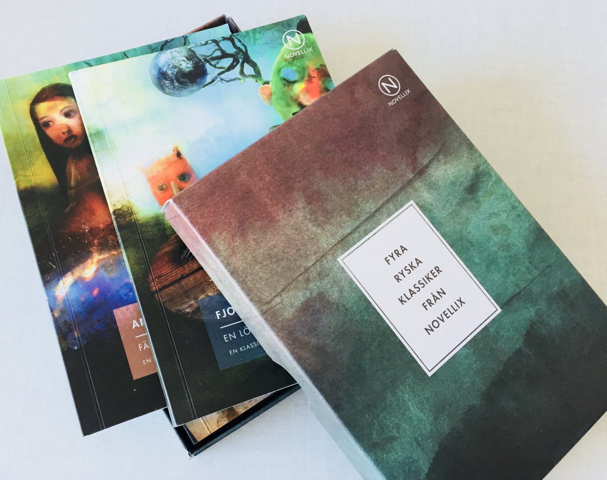 Jag önskar att jag hade kommit på <a href="/Novellix/">Novellix</a> geniala affärsidé själv men jag får i alla fall njuta av produktionen - denna gång fyra ryska ryska klassiker! "Livets stråle" innehåller något av det läbbigaste jag läst i prosaväg #bulgakov #novellix interviewswithareader.com/2018/04/fyra-r…