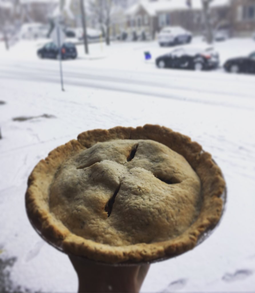 Warm up with a fresh pot pie! #chicken #vegan #glutenfreeoption