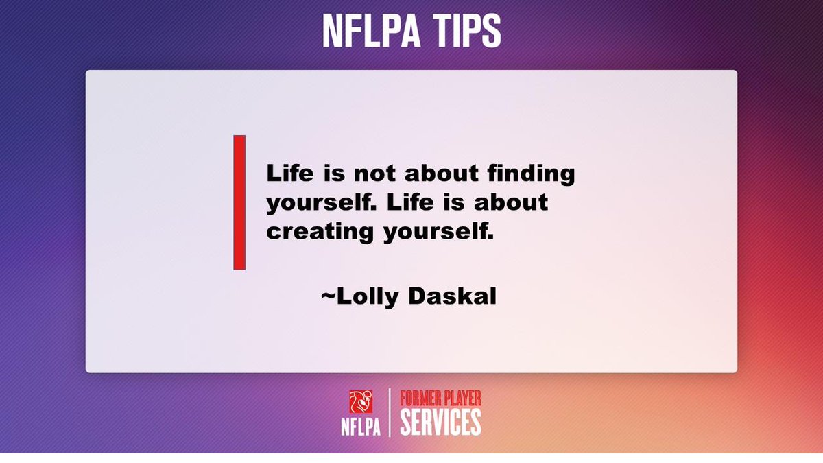 NFLPAFmrPlayers's tweet photo. #NFLPATips Happy Friday! https://t.co/ekahFifsAD