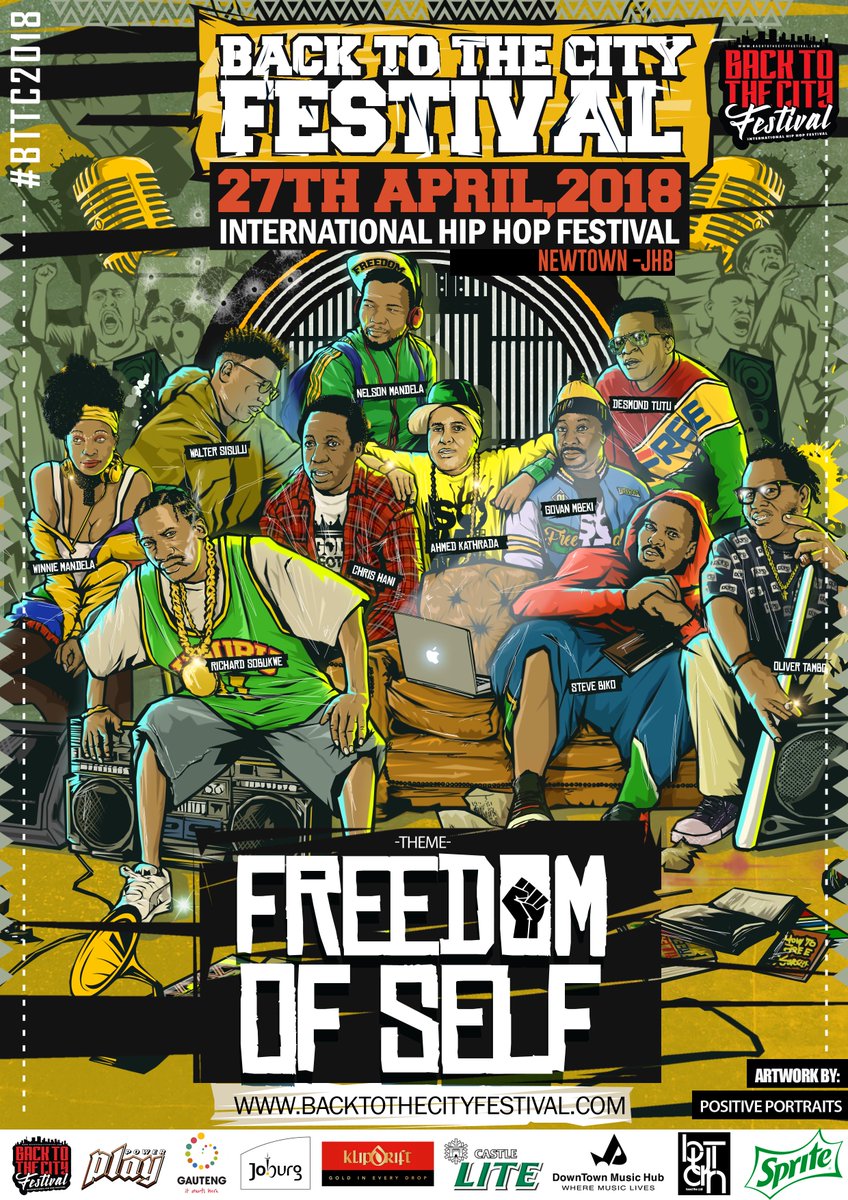 BacktothecitySA's tweet photo. BACK TO THE CITY INTERNATIONAL FESTIVAL OFFICIAL LINE-UP

THEME: FREEDOM OF SELF

Tickets available at computicket. Click link to purchase https://t.co/Sa0dWb9rlf

#BTTC2018
#12YersOfBTTC https://t.co/SPWd87aimP