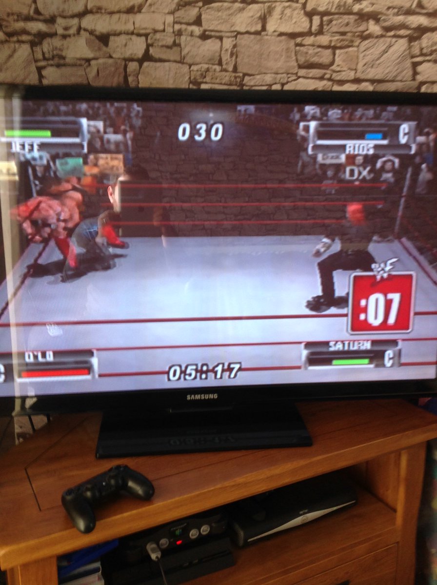 TheRetroShed28's tweet photo. Come on be honest. Did anyone ever win the royal rumble on the championship mode of #nomercy #Nintendo #N64 #WWE https://t.co/bjSGWYnODK
