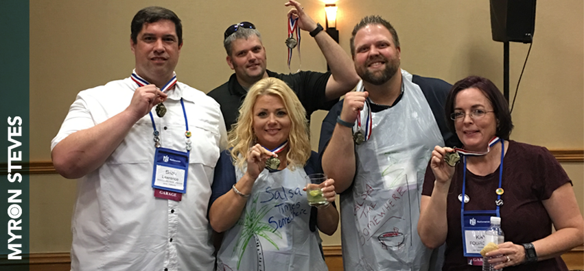 MyronSteves's tweet photo. It's salsa time somewhere! Our very own Pam Hodges helped her team take home gold in the salsa competition at Nationwide E&S Specialty conference, along with Sam Tilford of Nationwide E&S #champions #excessandsurplus https://t.co/YHUGYB4bWX