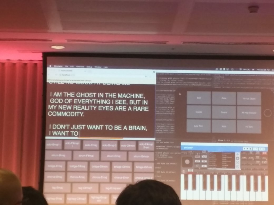 CanberkAkduygu's tweet photo. Definition of Appium :) #appiumconf https://t.co/FJ9gbvaLyZ
