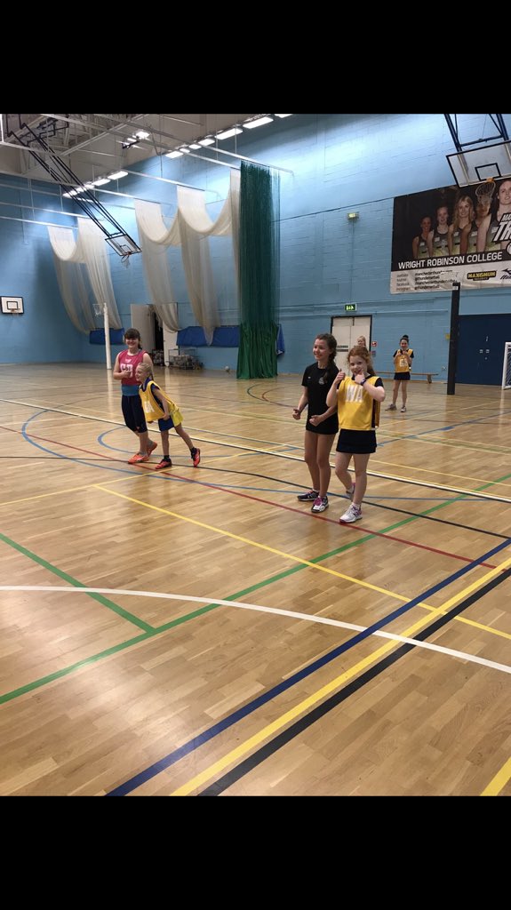 thundernetball's tweet photo. There might be no first team action for a while but itβs still been busy at the Wright Robinson with our Easter half term #ThunderCamp Check out some snaps from this week ft. first team shooter @ally_x0 #RisingStars #Easter https://t.co/9qDgWirOcf
