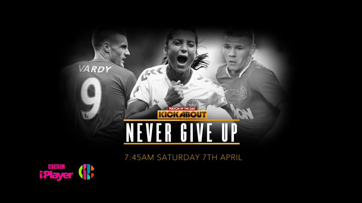 MOTDmag's tweet image. 🙌 Parents! 🙌

Don't let your kids miss a very special #MOTDKickabout tomorrow morning! 📺

They've made a documentary about what it takes to become a professional footballer! 😮⚽

You watch the trailer right here ▶ bbc.co.uk/cbbc/watch/mot… 

@CBBC 7:45am #NeverGiveUP