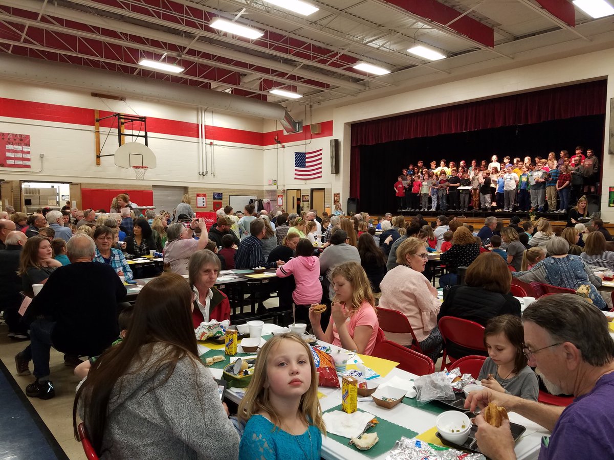 PARKWDprincipal's tweet photo. Grandparent's Luncheon and Parkwood's Fifth Grade Choir https://t.co/5j0POWKBMk