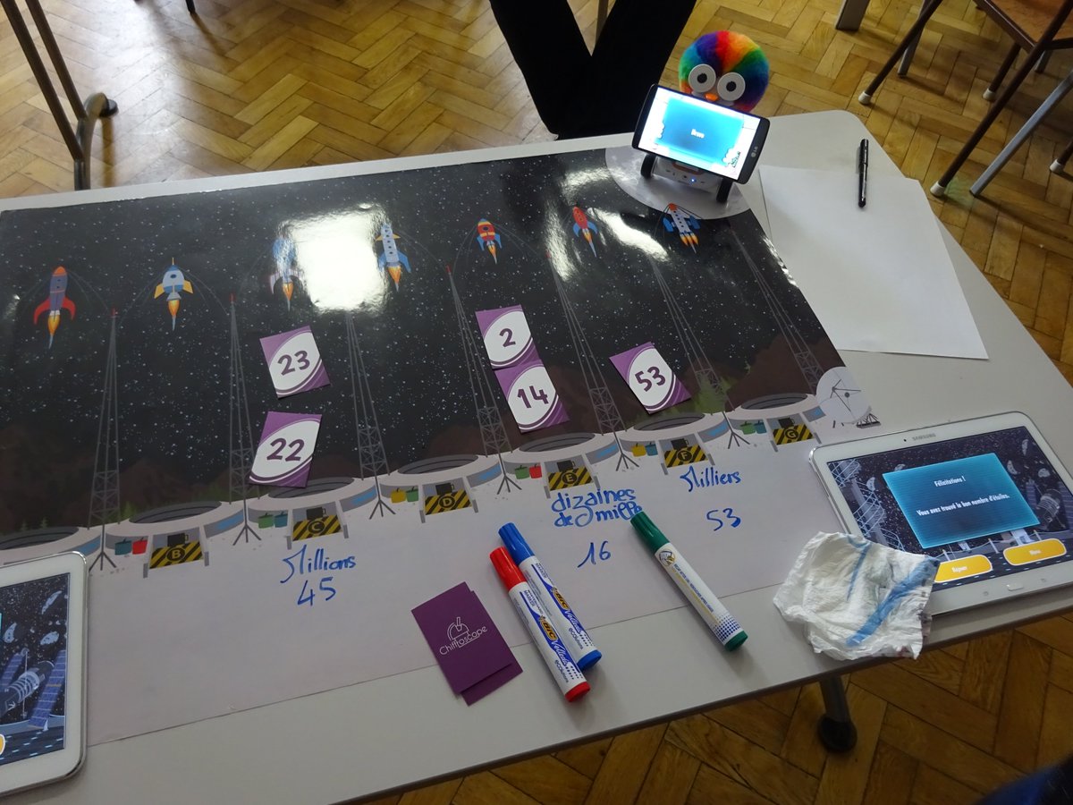 EducTice's tweet photo. Le jeu #Chiffroscope, du projet OCINAEE expérimenté dans les écoles La Fontaine et Charles Péguy pour le LéA CiMéLyon @lea_ife ! @EducTice @educIFE @ENSdeLyon @reseau_canope @awabot @digiSchool_fr @erasme @educIFE @academielyon #innolyon https://t.co/sfII9lspG4