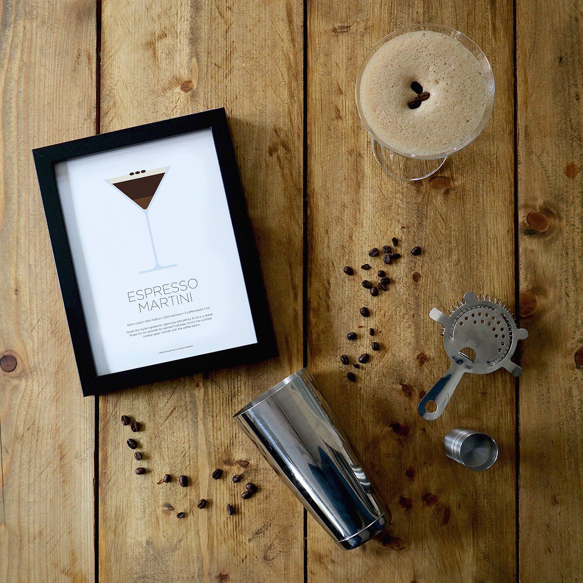 On Friday, I prefer my espresso in a martini. ☕️🍸 Shop the print: etsy.me/2nyP1md #FridayFeeIing #FridayVibes #EspressoMartini