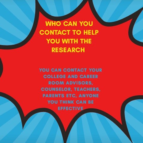 It doesn't matter who you choose, you can choose anyone who you think will help you out. For more info make sure to stop by the College and Career Room in room 6-103.