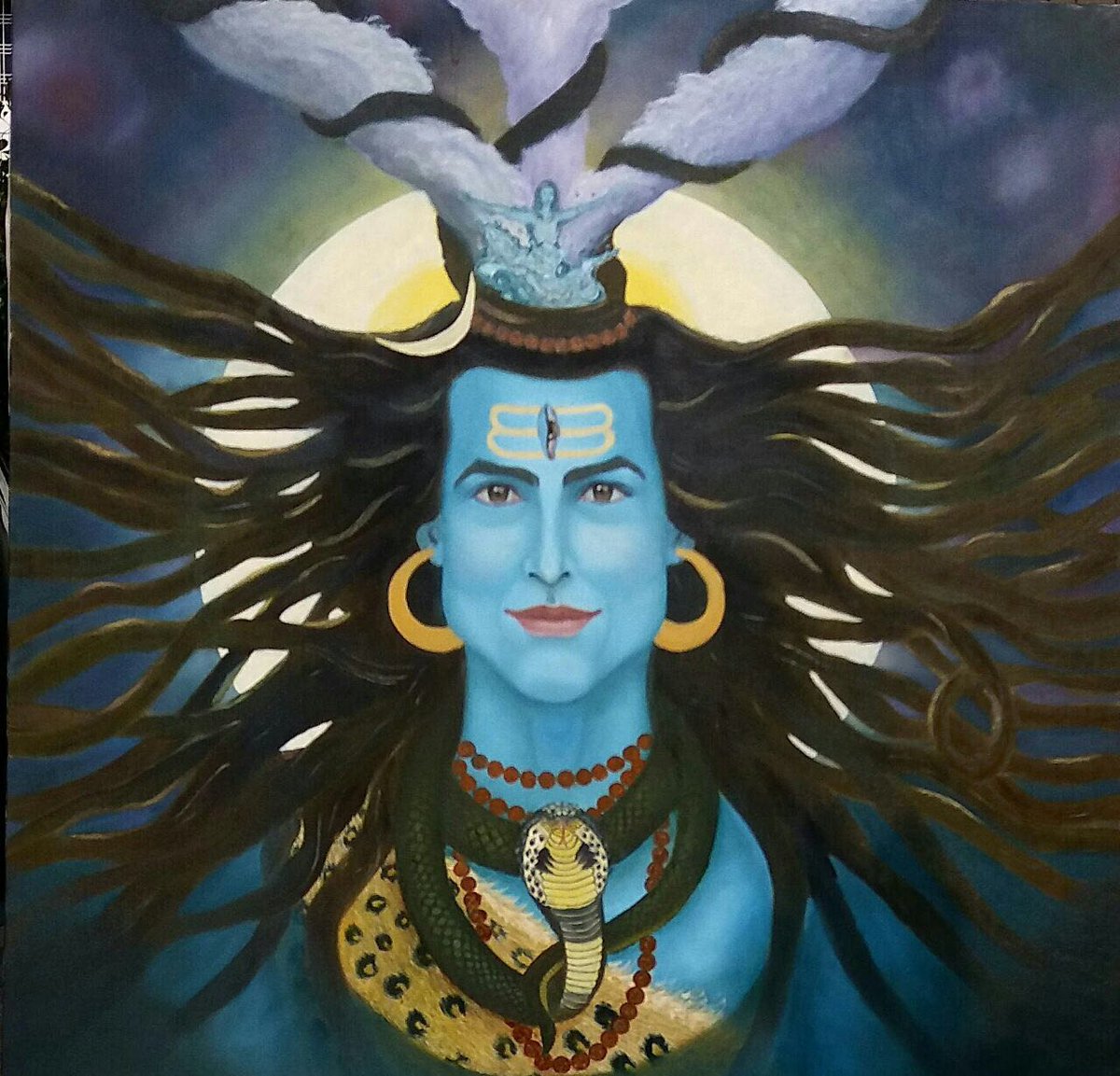Modern Art Mahadev Modern Art Shiva Painting 7 DaHN5 qW4AA6PTj