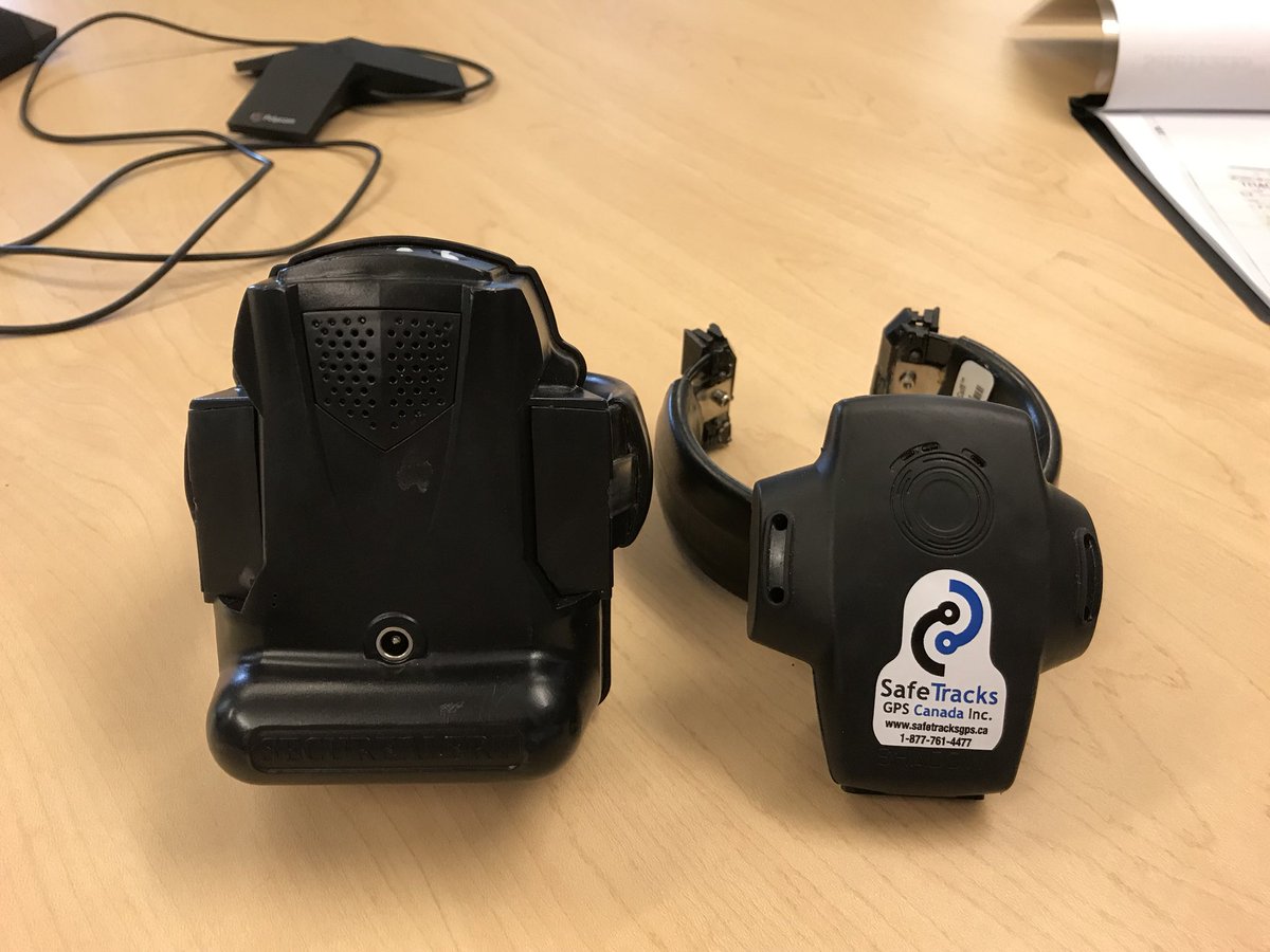 AFPAElliott's tweet photo. Nice to meet Vince of @safetracks Info on GPS tracking for those on parole. Technology is changing. The 2nd pic has the new smaller ankle bracelets and new wrist watch for Police to use to track subjects released fm jail on conditions. Proven technology for police agencies https://t.co/AZ0TE6LLzg