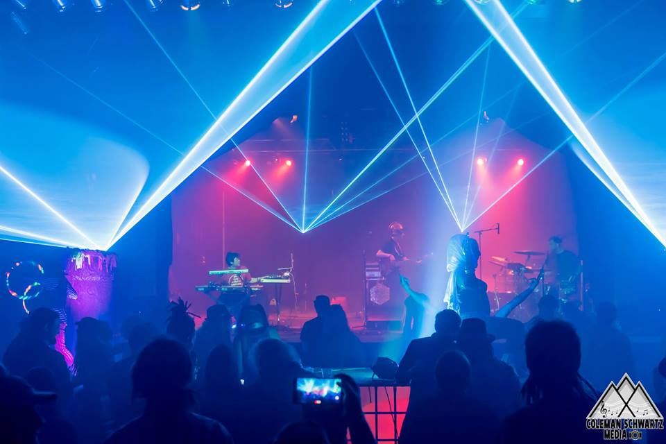 PangolinSystems's tweet photo. Partnered with power of #QuickShow, Brett McConnell programmed an awesome laser show at @yakattackmusic's show on March 31st, at The Historic Ashland Armory.
Photography was taken by Coleman Schwartz Media.
#Lasershow #Laser #PangolinSystems #YakAttack #ColemanSchwartzMedia https://t.co/rhjbxKsjSR