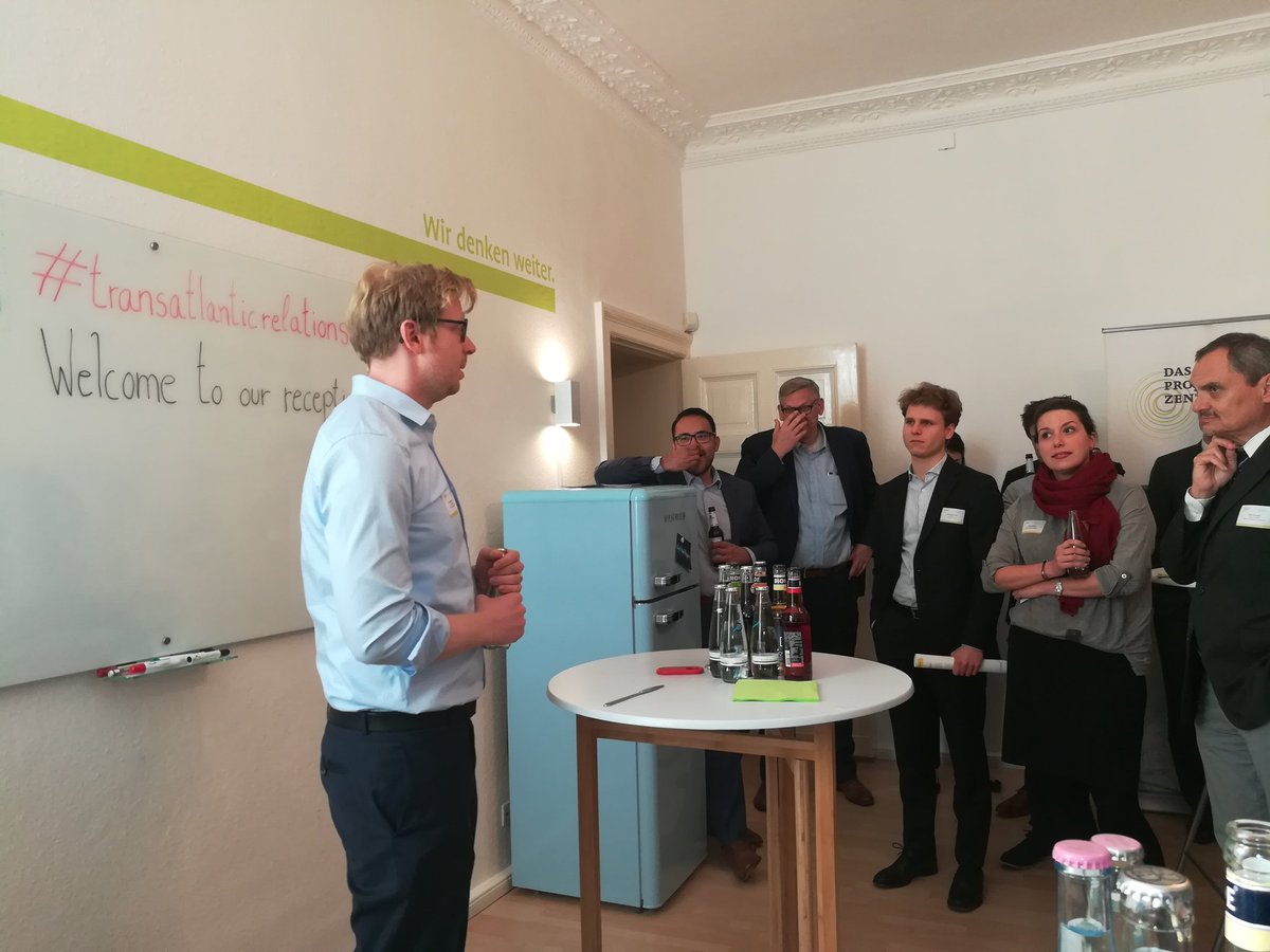 "You showed us an America that listens, not an 'America first' attitude. Thanks for your friendship, openess and interest" (<a href="/D_Schwickert/">Dominic Schwickert</a> ) reception with <a href="/ppi/">PPI</a> and US Congressional Staff after a Berlin trip.